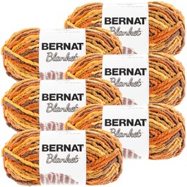 Bernat Blanket Yarn-6/Pk-Fall, 6/Pk, Fall Leaves 6 Pack