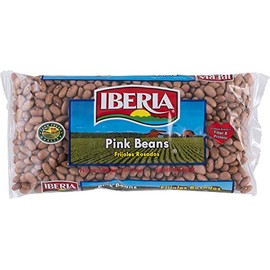 Iberia Pink Beans, 12 oz (Pack of 24) Individually Portioned Dry Pink Beans Bags, Pale Brownish-Pink Beans, Rich in Fiber, Iron, & Vitamin B
