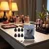 6Pcs Black Mini Makeup Sponge,Small Beauty Sponge Blender Set for