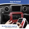 RT-TCZ for Jeep JL Center Console Radio Display Panel Trim
