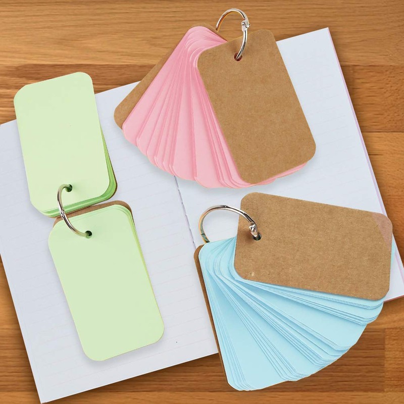 Koogel Flash Cards, 6 Pack 300 Revision Cards Index Cards