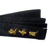 Karate Black Belt SATIN (MATSUMOTO) Embroidery in Japanese 300cm Kempo
