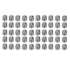 50Pcs M8 Female Thread Coupling Nut Rugged Stainless Steel Maintenance