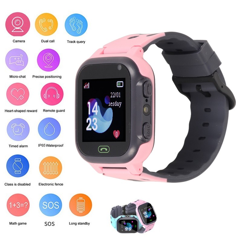 Kids Smartwatch 1.44in Color Touch Screen Children Smart Watch 2G