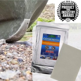 Gator Patch Fiberglass Reinforced Repair Patch - Repairs Holes, Dents & Cracks on Multiple Surfaces - DIY Prep, Peel & Stick - 3 Sizes - USA Made