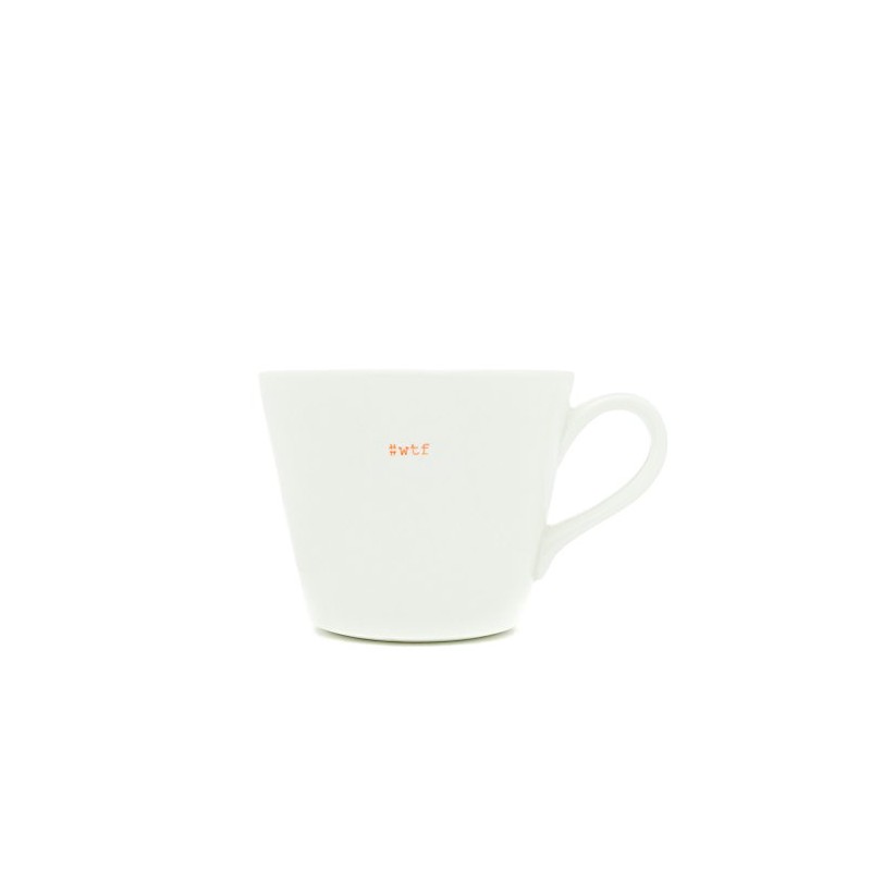 Keith Brymer Jones, Tasse mit der Aufschrift „#WTF“