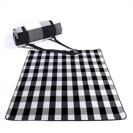 Whale Room waterproof mat (200x200cm) (Black)