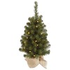 Vickerman Unlit Felton Pine Tree, 30-Inch, Green