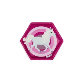 ergobag Glow in the Dark Klettie Motif World Theme World Velcro Surfaces Collecting Fun Customisation, Unicorn - Multi Colored