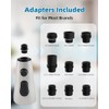 Kitchen Faucet Head Replacement with 15 Adapter Kit Compatible with