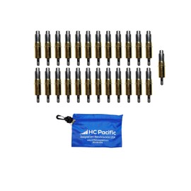 25 Each CHD 3/16 Heavy Duty Clecos & Pouch- Made in USA