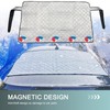 Irinidig 1 PC Car Rear Windshield Winter Protector, 55" x