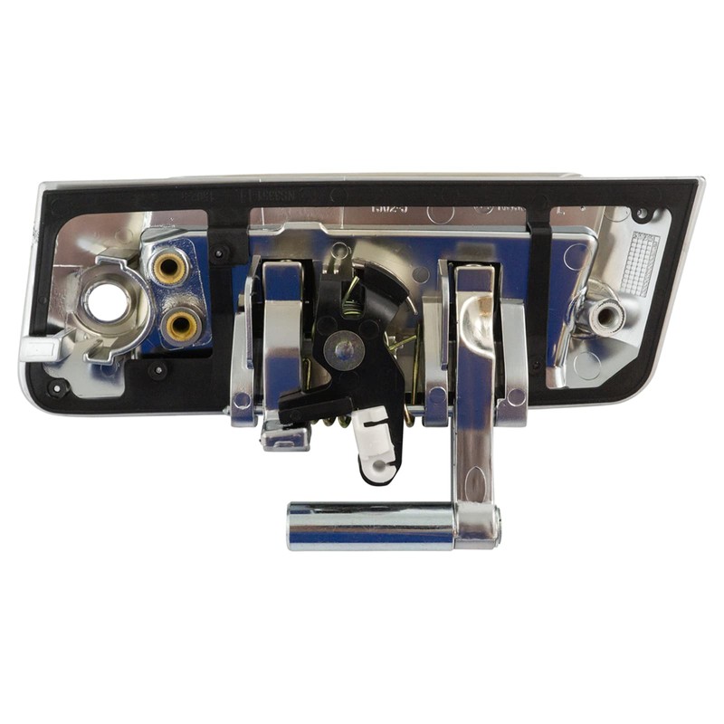 TRQ Left Exterior Door Handle Silver Drivers Side Compatible with