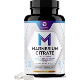 Magnesium Citrate 1000mg Cápsulas De Magnesio Antiestrés Naturalslim Citrato De Magnesio Puro