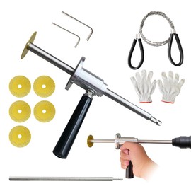 Inside Pipe Cutter for PVC Pipe Cutter, with Diamond Grit Cutting Wheel and Handle,7-Inch Adjustable Cutting Depth,PVC Pipe Inside Cutter Set with 1/4 Hex Shank Internal Plastic