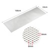 AggAuto Universal 40"x13" Car Grill Mesh - Aluminum Alloy Automotive