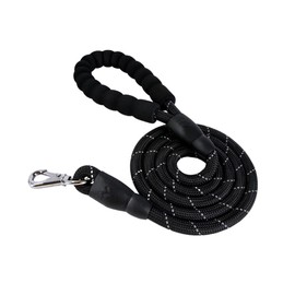 BESPORTBLE Reflective Pet Leash 1.5m Dog Hauling Cable Comfortable Round Handle Fashion Pet Supplies Nylon Material
