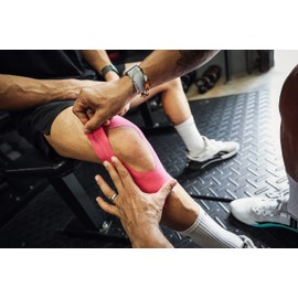 WOD ST-CKT Strong Kinesiology Tape, Black Uncut - (Pack of 2) Water Resistant, Highly Elastic, Hypoallergenic, Kinesiology Sports, & Physio Sports Tape for Muscle, Joint, Tendon, and Ligament Support.