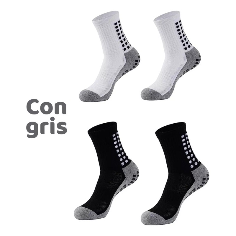 Universo en Linea Set 4 Par Calceta Media Antideslizante Tipo