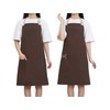 Pincy Soft Cotton Apron - Unisex Adjustable Bib Apron, Art