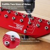 RUITOOL Shelf Pin Jig 11 Holes, Self-contained Clamping Function All