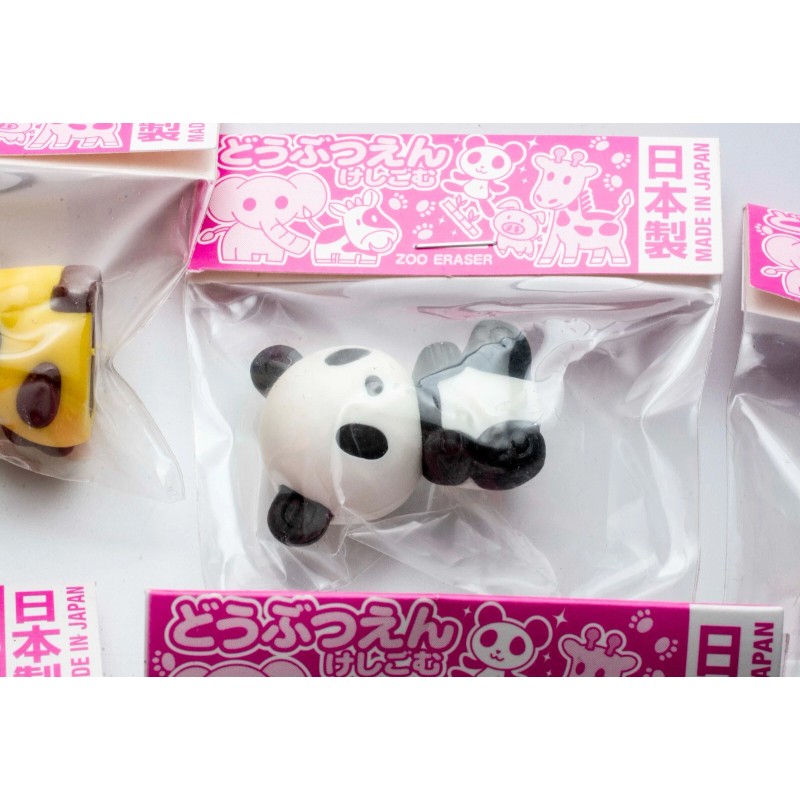 Iwako Zoo Animal Erasers Set 6 Pcs Japan