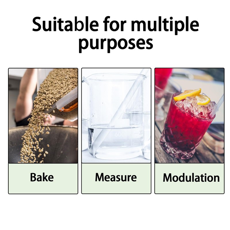 2PCS 100ml Transparent Measuring Cups Graduated Beaker Liquid Measuring Jugs