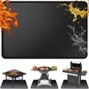 50X38 Inches Under Grill Mat, 3-Layer Thickened Fire Pit Mat,