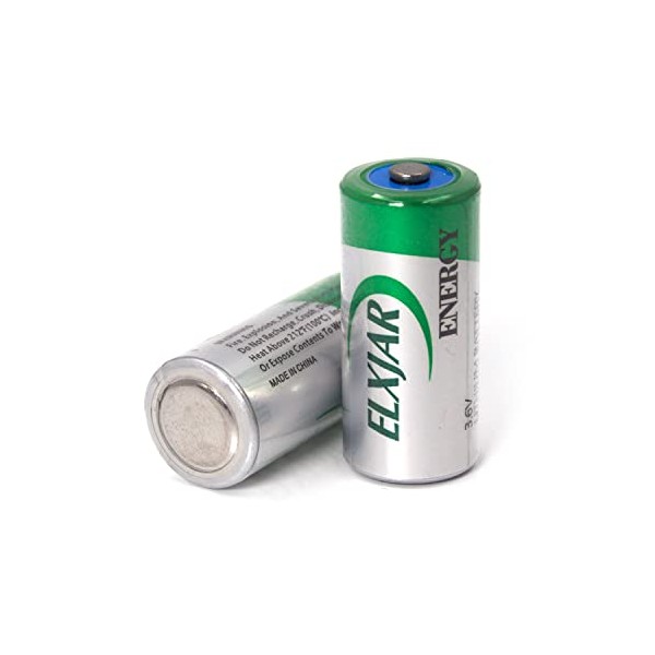 (2-Pack) 3.6V XL-055F Lithium Thionyl Chloride (Li-SOCl2) Battery, Replacement for
