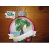 LARGE TROPICAL PALM TREE & BEACH MEMORY CUSTOMIZABLE CHRISTMAS HOLIDAY
