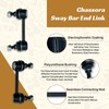 Chassora K80297 K80298 2PC Rear Stabilizer Sway Bar End Link