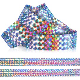 TIESOME Pack of 100 Holographic Bracelets, 19 x 250 mm Waterproof Entrance Wristbands, Inlet Bands for Party, Festivals, Event, Competition, Concerts, Water Parks