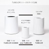 Ideaco TUBELOR Mini Designer Round Countertop Trash Can, Conceals any