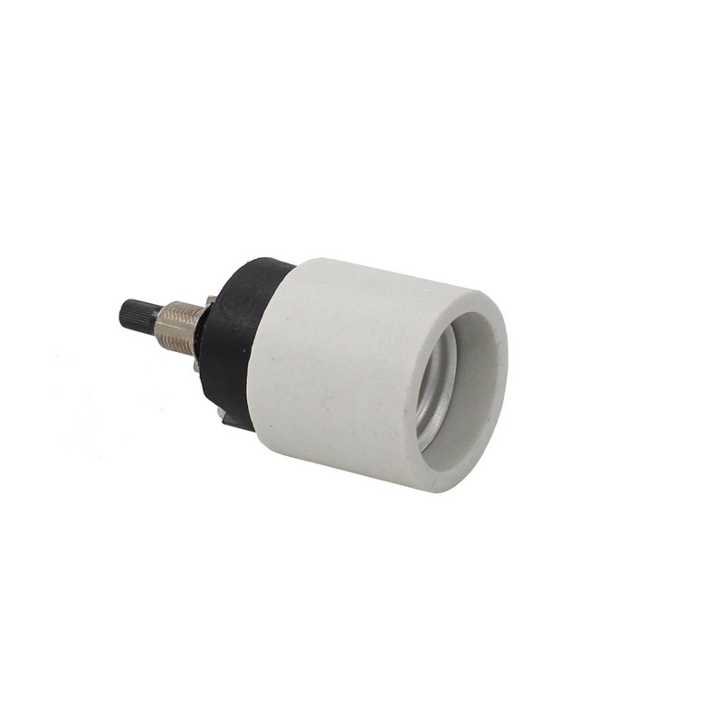 Universal Porcelain Ceramic Rotary Socket Knob Switch E26 Light 250W