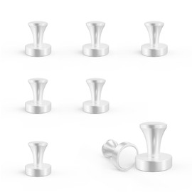 Magnetic Pin, Kyodo-ya, Strong Neodymium Magnets, Set of 8, Black, Paper Fixing, Storage Accessories, Hanging for Accessories, Horizontal Load Capacity: 3.3 lbs (1.5 kg), Suitable for Classrooms, Entryways, Kitchens, Refrigerators, Offices, Bathrooms