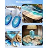 Smallbudi 2 Gallon Epoxy Resin Kit with 36 Colors Mica