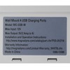 Magnadyne Wall Mount USB-A Charging Ports for RV & Vehicle