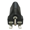 BloomGrow US Plug Adapter 120V to 240V Black Plug Converter