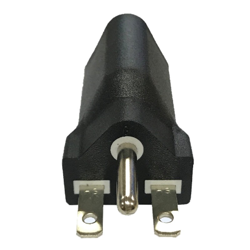 BloomGrow US Plug Adapter 120V to 240V Black Plug Converter