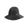 Black Reversible Rain Or Sun Style Bucket Hat Black