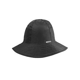 Black Reversible Rain Or Sun Style Bucket Hat Black