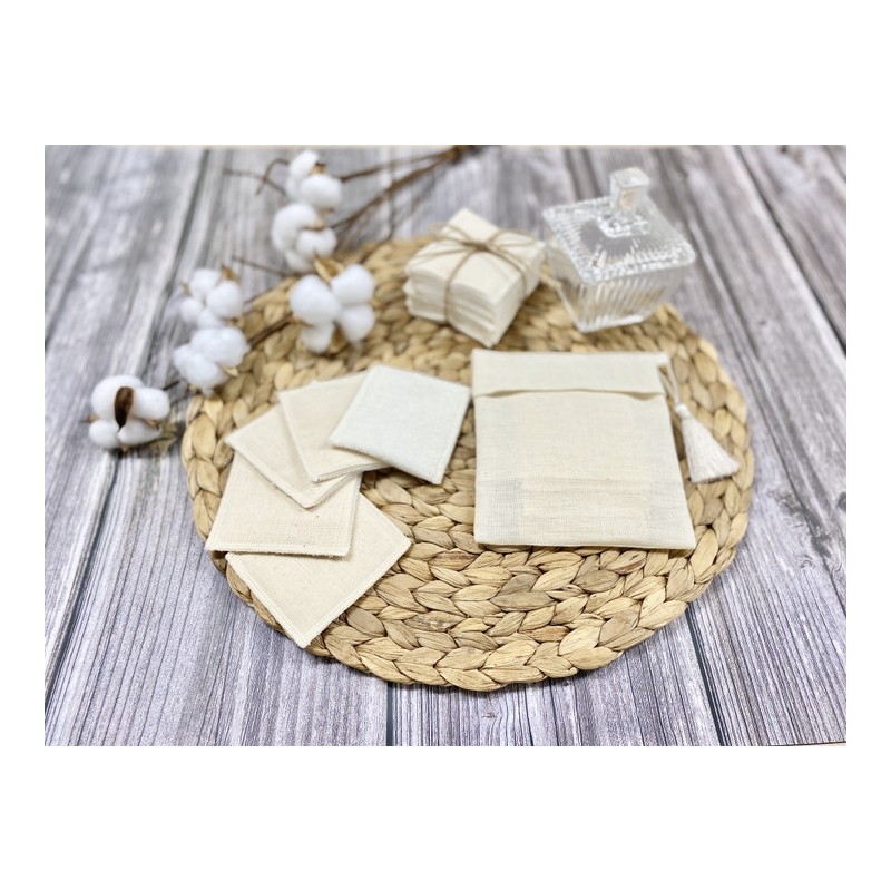 Zero waste Ganghwa Sojang Reusable Cotton Pads Makeup Wipes -