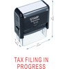 stampexpression - Tax Filing in Progress Office Self Inking Rubber