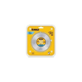 Dewalt metal circular saw blade, 140/20, 40TFZ and 10 degrees for stainless steel, DT1918-QZ