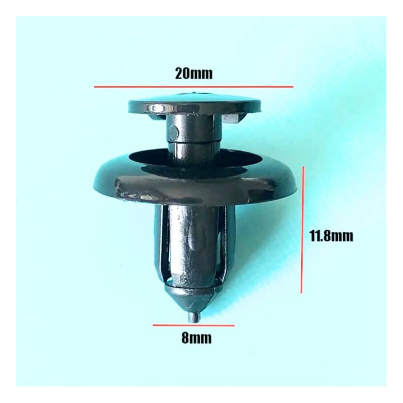 20x Wheel Arch Lining Clips for Mazda 8mm Trim Clips