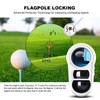Laser Golf Rangefinder with Slope, Flag Lock Vibration, Rechargeable Range