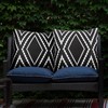 Adabana Outdoor Waterproof Throw Pillow Covers Set of 2 Boho