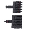 1 Pair Solar Branch Connector Panel Parallel Connection Cable Splitter