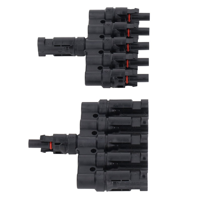 1 Pair Solar Branch Connector Panel Parallel Connection Cable Splitter