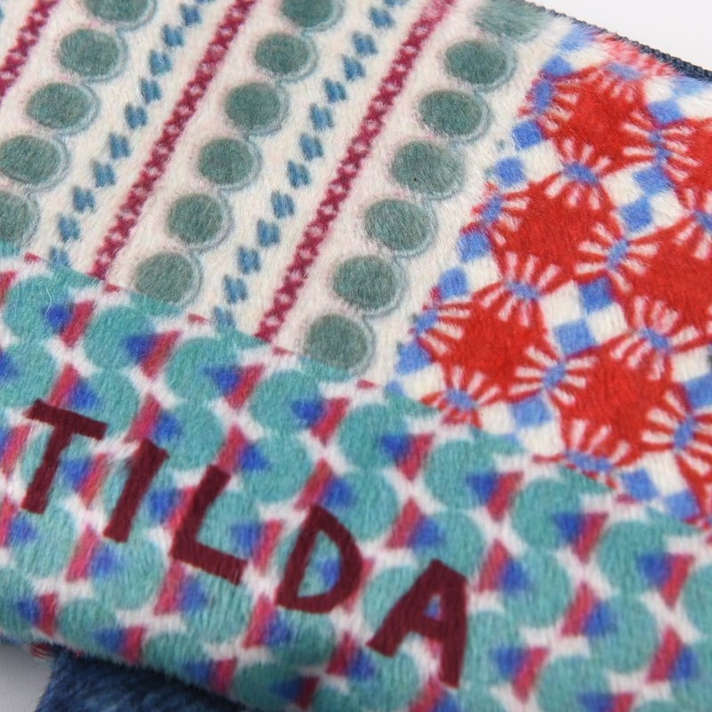 Kusuguru Japan Matilda-san Die-Cut Pouch, BLUE